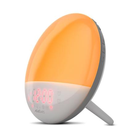 Relógio Despertador Alarme Luz Gradual Smart Wake Up Light