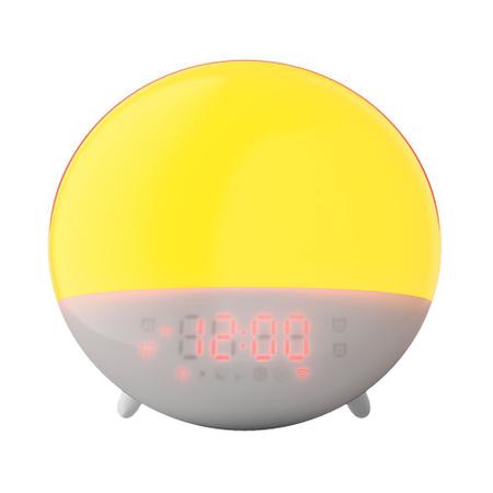 Relógio Despertador Alarme Luz Gradual Smart Wake Up Light