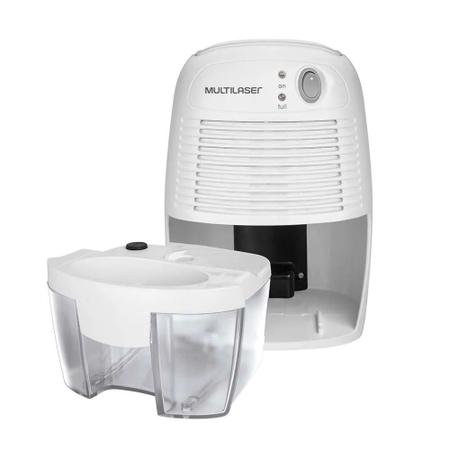 Imagem de Desumidificador De Ar Multilaser Reservatório 500ml Bivolt Branco HC190