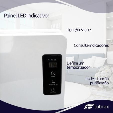 Imagem de Desumidificador Elétrico Led 127-220v Antimofo 2200ml Tubrax