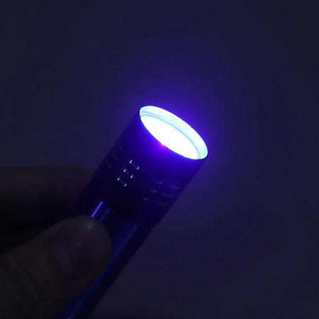 Imagem de Detector de Dinheiro Falso Escorpião 9 LEDs UV Kit 5 Peças Vermelho + Chaveiro CBRN19441