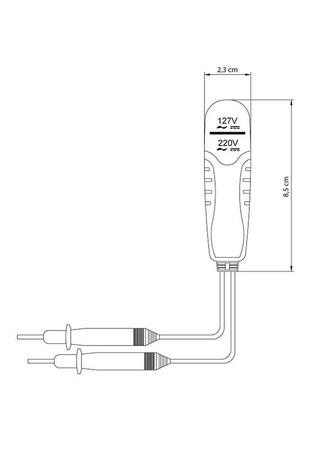 Imagem de Detector de tensoes 127-220v tramontina