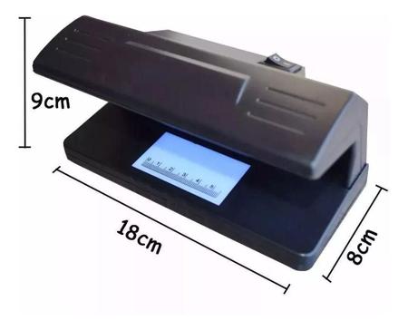 Imagem de Detector Dinheiro Nota Falsa Luz Negra Uv Identifica Cedula