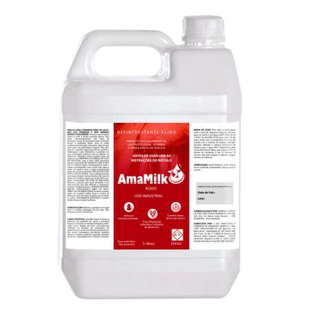 Imagem de Detergente ácido amamilk 5l