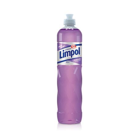 Imagem de Detergente Anti Odor Lavanda Glicerina Limpol Bombril 500Ml