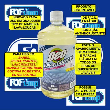 Imagem de Detergente deolina para maquina automática de lavar louça 1 litro