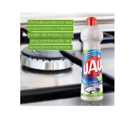Imagem de Detergente Desengordurante Cozinha Uau Tech Limão 500ml