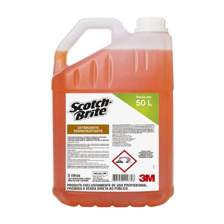 Imagem de Detergente Desincrustante Concentrado Scotch-Brite 5 Litros