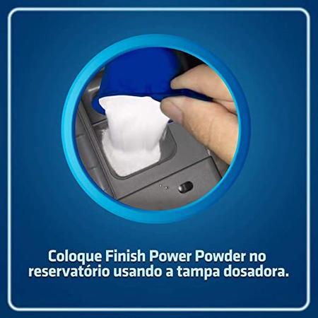 Imagem de Detergente em Pó para Lava-Louças Finish Power Frasco 1kg