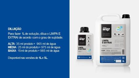 Imagem de Detergente Extratoras Estofado Tapete 1 L Limpa E Extrai Wap