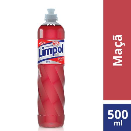 Imagem de Detergente Limpol Líquido Maçã Com Glicerina 500ml