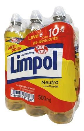 Imagem de Detergente Limpol Neutro Com Glicerina 500ml