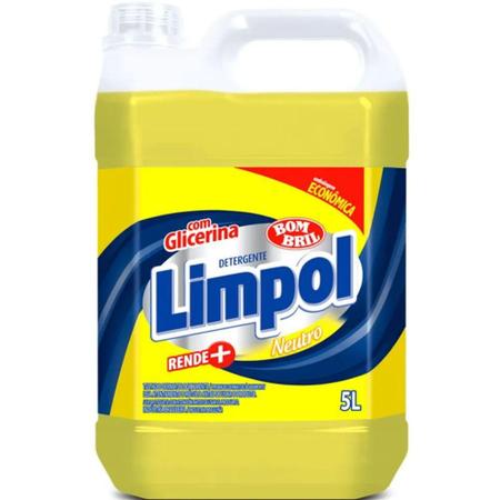Imagem de Detergente Líquido Neutro Limpol com Glicerina Galão com 5 Litros - BOMBRIL