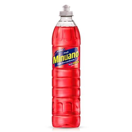 Imagem de Detergente Minuano Lava Louças Maçã 500ml -  Embalagem com 24 Unidades