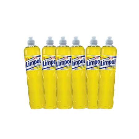 Imagem de Detergente Neutro Limpol 500ml - c/6 unidades