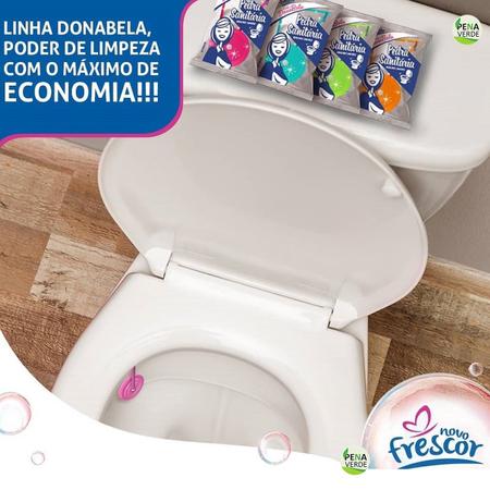 Imagem de Detergente Pedra Sanitária DonaBela 22g Kit 5 Pacotes com 12 Unidade Vaso 20 Lavanda + 20 Tutti-Frutti  + 20 Eucalipto