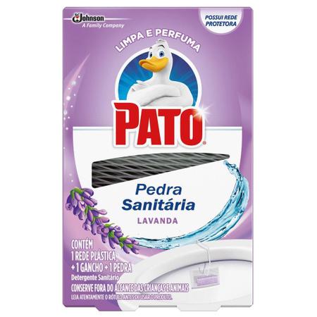 Imagem de Detergente Sanitário Pato em Pedra com Rede Protetora Lavanda 25g
