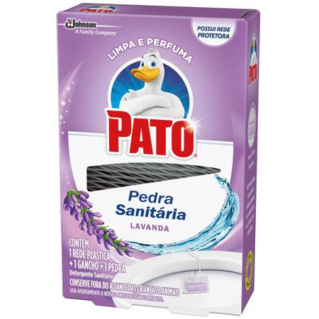 Imagem de Detergente Sanitário Pato em Pedra com Rede Protetora Lavanda 25g