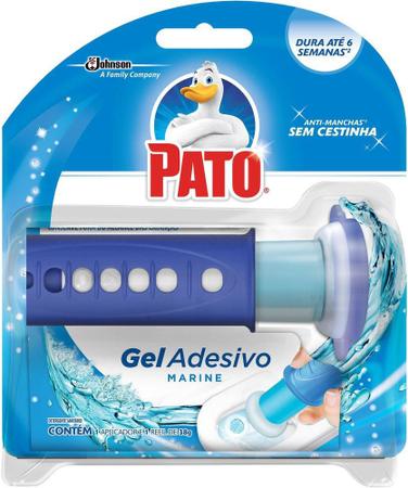 Imagem de Detergente Sanitário Pato Gel Adesivo com Aplicador Marine 38g