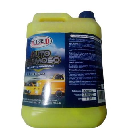 Imagem de Detergente shampoo automotivo concentrado 5 litros detersid