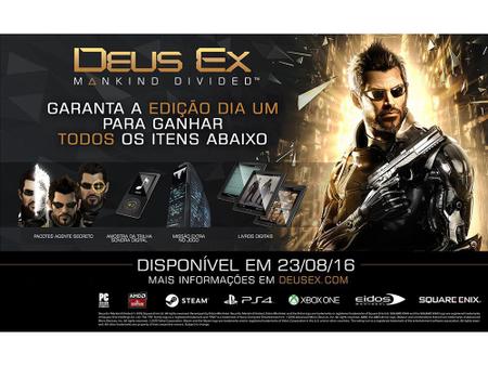 Imagem de Deus Ex Mankind Divided - Day One Edition