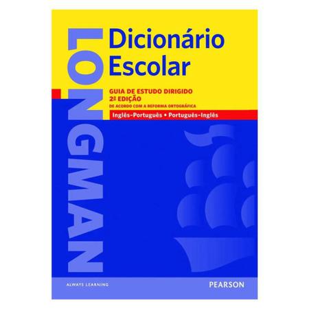 Imagem de Dicionário Escolar Inglês/Português - Editora Pearson