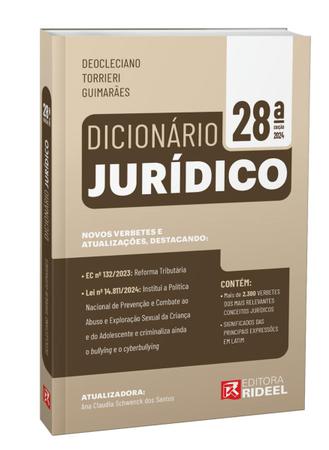 Imagem de Dicionário Jurídico - 28ª Edição - Rideel