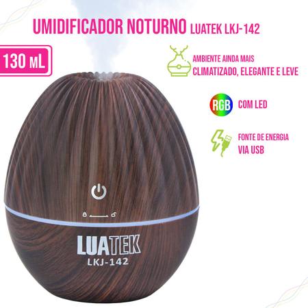 Imagem de Difusor Umidificador Aromatizador USB LED LKJ-142