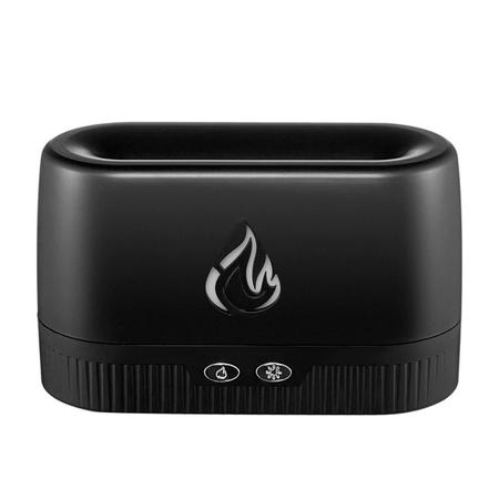 Difusor Umidificador De Ar Óleo Essencial Chama 200Ml Led - Correia Ecom Imagem de Difusor Umidificador De Ar Óleo Essencial Chama 200Ml Led