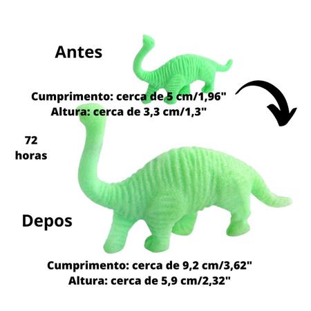 Dino Dinossauro Mini Brinquedo Cresce Na Água - Online - Bonecos - Magazine  Luiza