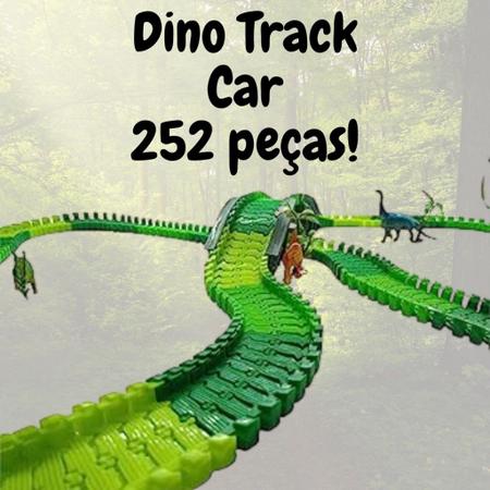 Pista Dinossauro Track Carro Brinquedo Jogo 116 Peças Oferta - Art Brink -  Pistas - Magazine Luiza