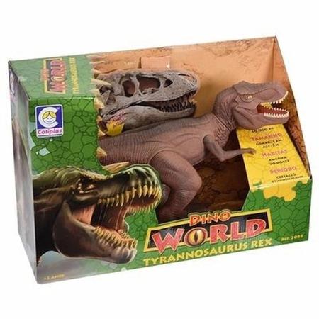 Dinossauro c/ Som Dino World Tiranossauro Rex 2088-Cotiplas - nivalmix