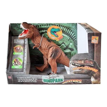 Brinquedo Dinossauro Dinopark Tiranossauro Rex com Som - Bee Toys