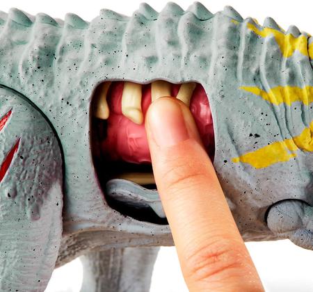 Imagem de Dinossauro Albertosaurus Jurassic World Battle Damage Mattel