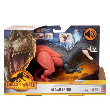 Dinossauro Articulado com Som - Tiranossauro Rex - Ataque e Devore -  Jurassic World Dominion - Mattel - Bonecos - Magazine Luiza