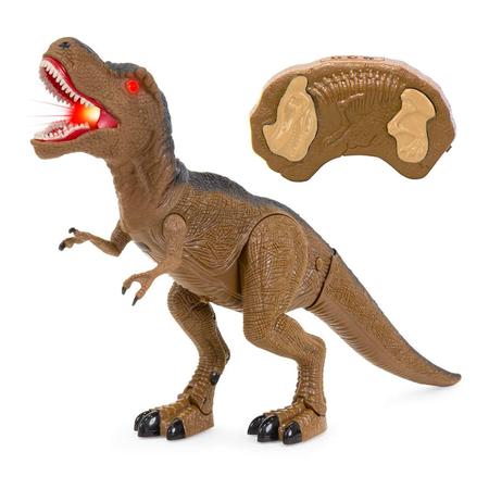 Dinossauro Articulado de Controle Remoto - Tiranossauro Rex - Com