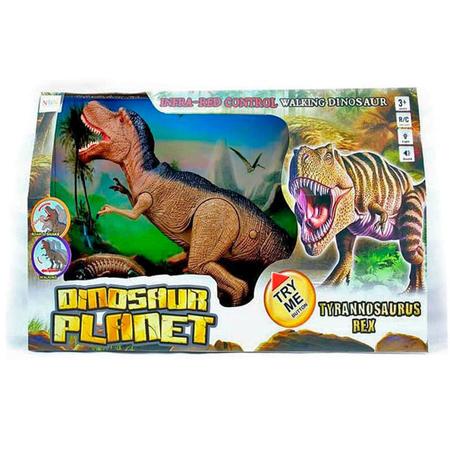 Brinquedo De Dinossauro Atraente Elétrico Alegre Meninos Meninas T-rex  Andando Modelo De Animais De Controle Remoto Presentes De Natal Jogo  Interativo - Animais De Controle Remoto - AliExpress