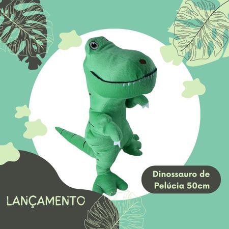 Bicho De Pelúcia 26cm Dinossauro - Bom Preço Magazine