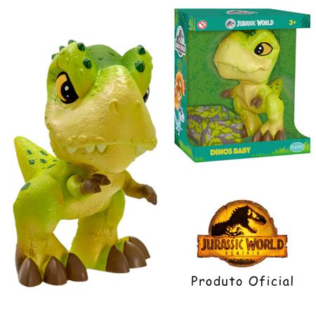 Dinossauro T-Rex Dinos Baby Universal Jurassic World 1460 - Pupee - Bonecos  - Magazine Luiza