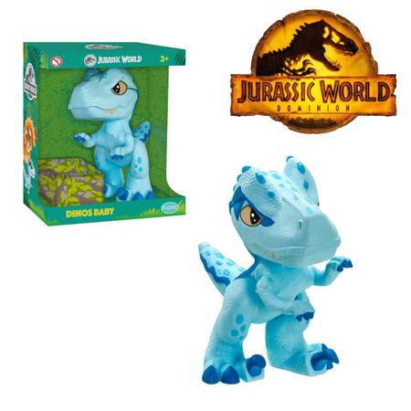 Imagem de Dinossauro Brinquedo Jurassic World Rex Baby Articulado Vinil Original Mattel