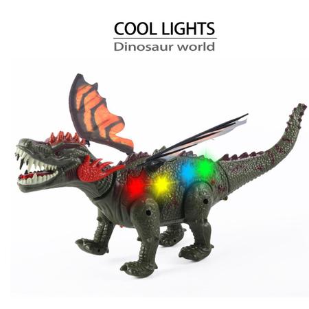 Imagem de Dinossauro com Asas Anda Bota Ovo Som, Luz e Movimento Projetor  de Imagem.