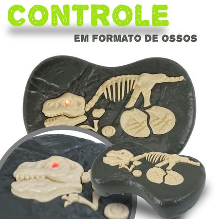 Imagem de Dinossauro Controle Remoto Velociraptor Bateria Recarregável