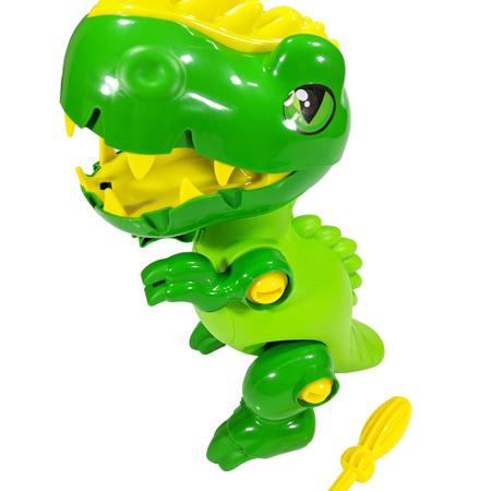 Imagem de Dinossauro De Brinquedo Didático Monta Desmonta Grande Chave