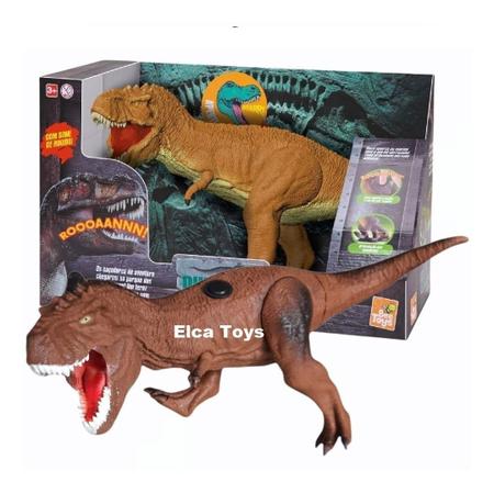 Dinossauro Dinopark Hunters T-Rex Bee Toys EM OFERTA