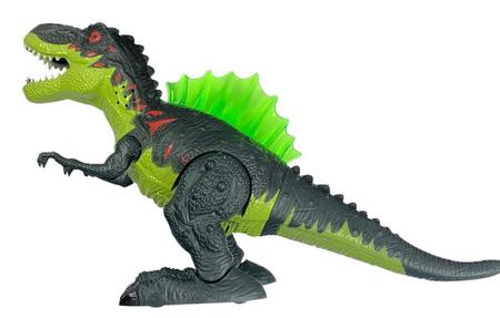 Dinossauro Tiranossauro Rex Emite Som e Luz 19cm - Pais e Filhos