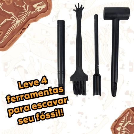 SAFIGLE Brinquedos Educativos Para Crianças Fósseis De Dinossauros 1Pc  Conjunto De Jogos Infantis Para Crianças Brinquedos Educativos Científicos  Para Escavação Modelos De Dinossauros