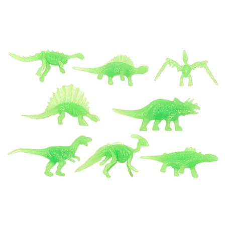 Imagem de Dinossauro fosseis escavacao com 2 dino brilha no escuro /bloco de gesso e acessorios