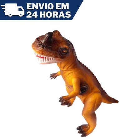 Dinossauro Grande T-Rex Dino Planet Vinil 48 cm.