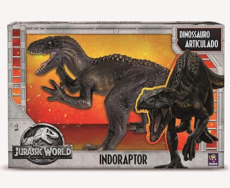 Imagem de Dinossauro Indoraptor Jurassic World, Mimo Brinquedos, Preto