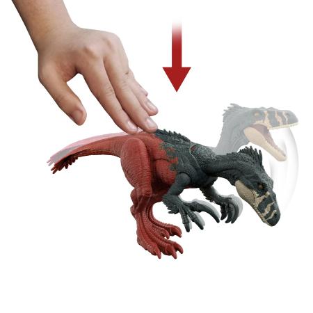 Imagem de Dinossauro Jurassic World c/ Som - Ruge e Ataca - Campo Cretáceo Dino Escape - Mattel